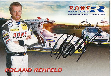 Roland Rehfeld  Mercedes  Auto Motorsport  Autogrammkarte  original signiert 