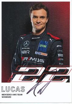 Lucas Auer  Mercedes  Auto Motorsport  Autogrammkarte  original signiert 