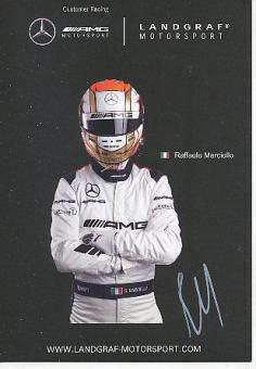 Raffaele Marciello  Mercedes  Auto Motorsport  Autogrammkarte  original signiert 