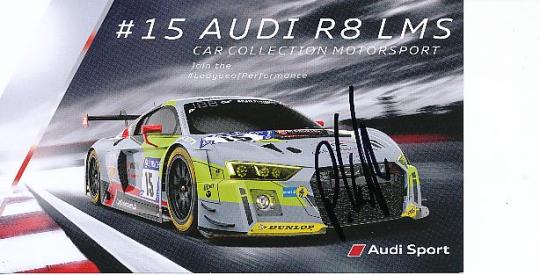 Pierre Kaffer  Audi  Auto Motorsport  Autogrammkarte  original signiert 