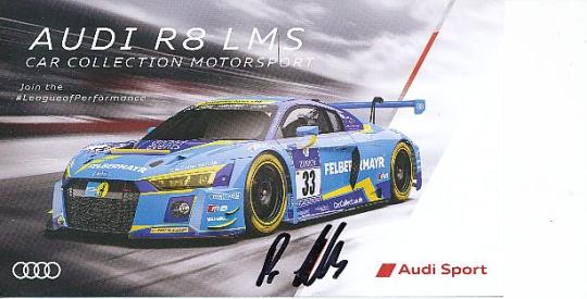 Ronnie Saurenmann  Audi  Auto Motorsport  Autogrammkarte  original signiert 