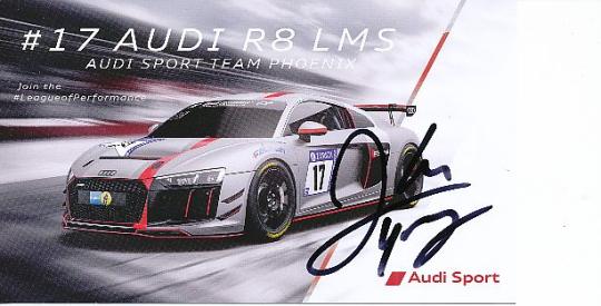 Alex Yoong  Audi  Auto Motorsport  Autogrammkarte  original signiert 