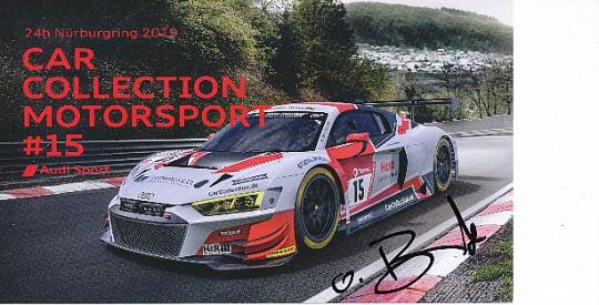 Oliver Bender  Audi  Auto Motorsport  Autogrammkarte  original signiert 