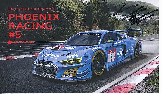 Vincent Kolb  Audi  Auto Motorsport  Autogrammkarte  original signiert 