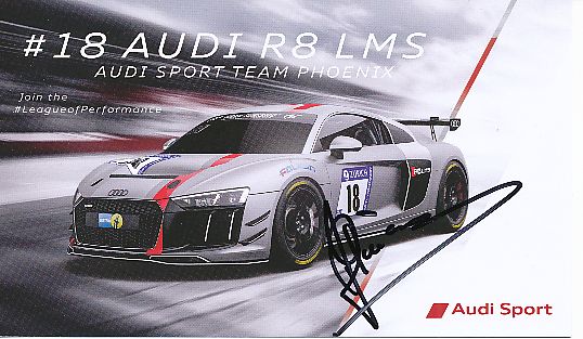Patrick Huisman  Audi  Auto Motorsport  Autogrammkarte  original signiert 