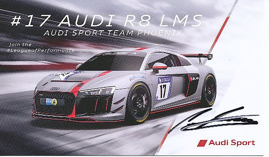 Peter Terting  Audi  Auto Motorsport  Autogrammkarte  original signiert 
