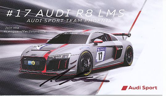 Alexander Mies  Audi  Auto Motorsport  Autogrammkarte  original signiert 