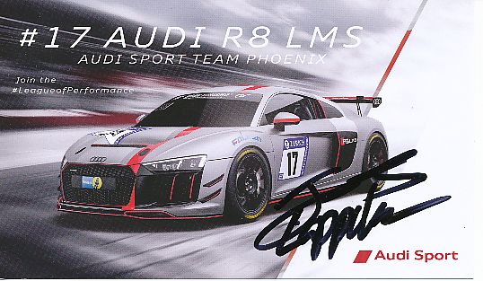Joonas Lappalainen  Audi  Auto Motorsport  Autogrammkarte  original signiert 