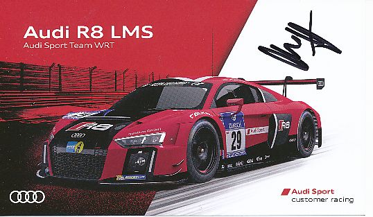 Christer Jöns  Audi  Auto Motorsport  Autogrammkarte  original signiert 