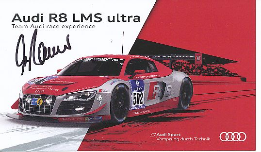 Marco Werner  Audi  Auto Motorsport  Autogrammkarte  original signiert 