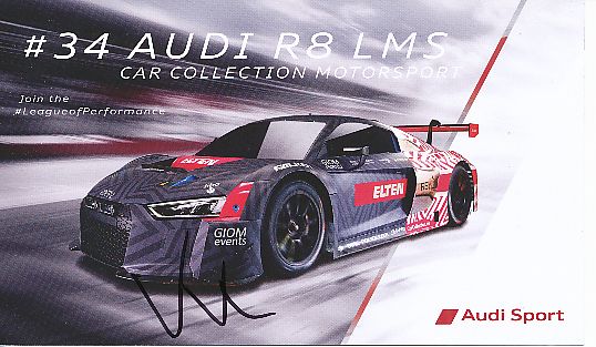 Klaus Koch  Audi  Auto Motorsport  Autogrammkarte  original signiert 