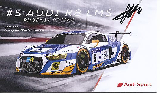 Nicolaj Møller Madsen  Audi  Auto Motorsport  Autogrammkarte  original signiert 
