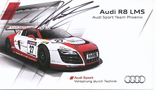 Markus Winkelhock  Audi  Auto Motorsport  Autogrammkarte  original signiert 