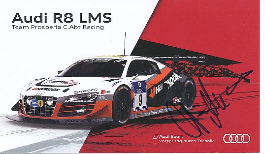 Alexander Müller  Audi  Auto Motorsport  Autogrammkarte  original signiert 