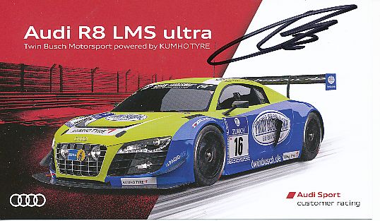 Christiaan Frankenhout  Audi  Auto Motorsport  Autogrammkarte  original signiert 