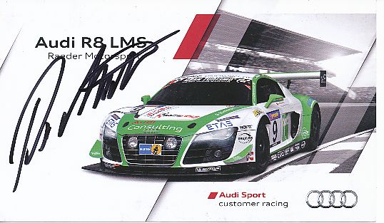 Thomas Mutsch  Audi  Auto Motorsport  Autogrammkarte  original signiert 