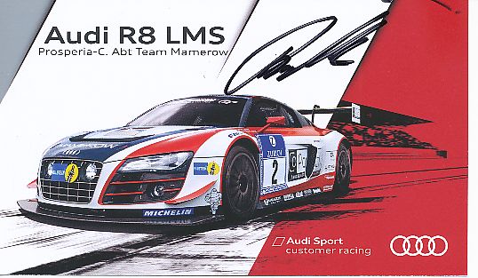 Thomas Mutsch  Audi  Auto Motorsport  Autogrammkarte  original signiert 
