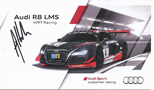 Allan Simonsen † 2013  Audi  Auto Motorsport  Autogrammkarte  original signiert 
