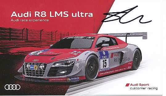 Shaun Thong  Audi  Auto Motorsport  Autogrammkarte  original signiert 