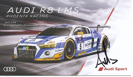 Anders Fjordbach  Audi  Auto Motorsport  Autogrammkarte  original signiert 