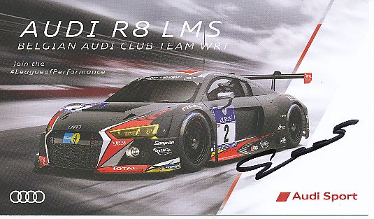 Stuart Leonard  Audi  Auto Motorsport  Autogrammkarte  original signiert 