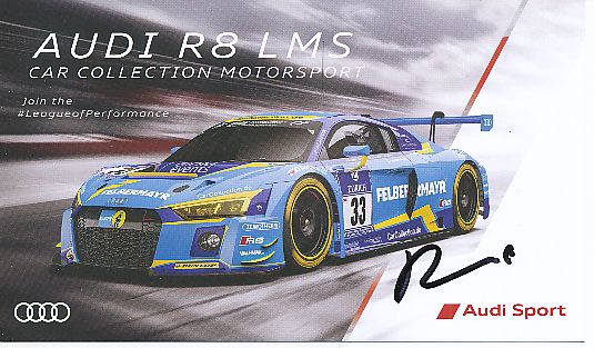 Ronnie Sauremann  Audi  Auto Motorsport  Autogrammkarte  original signiert 