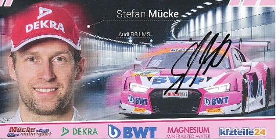 Stefan Mücke  Audi  Auto Motorsport  Autogrammkarte  original signiert 