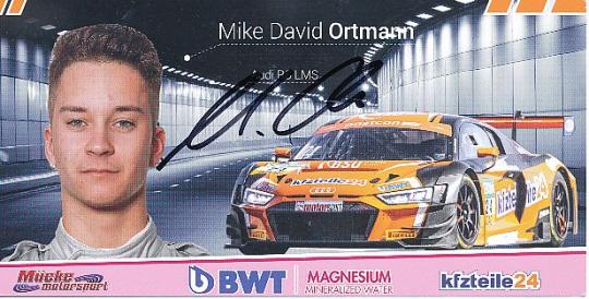 Mike David Ortmann  Audi  Auto Motorsport  Autogrammkarte  original signiert 