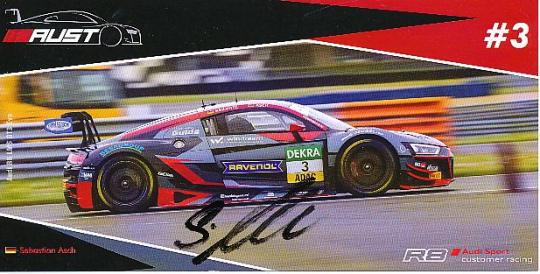 Sebastian Asch  Audi  Auto Motorsport  Autogrammkarte  original signiert 