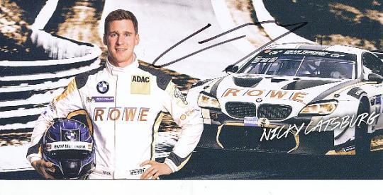 Nicky Catsburg  BMW Auto Motorsport  Autogrammkarte  original signiert 