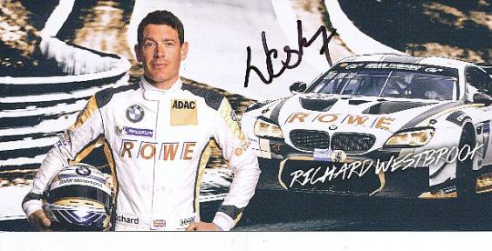 Richard Westbrook  BMW Auto Motorsport  Autogrammkarte  original signiert 