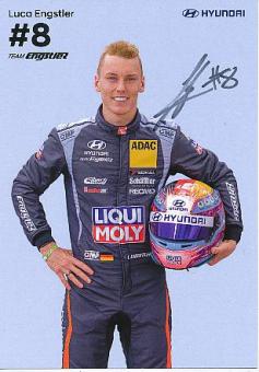 Luca Engstler  Hyundai Auto Motorsport  Autogrammkarte  original signiert 