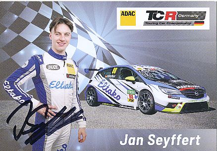 Jan Seyffert  Opel  Auto Motorsport  Autogrammkarte  original signiert 