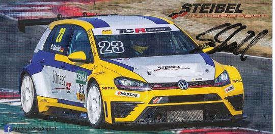 Sebastian Steibel  VW  Auto Motorsport  Autogrammkarte  original signiert 