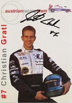 Christian Gratl  VW  Auto Motorsport  Autogrammkarte  original signiert 