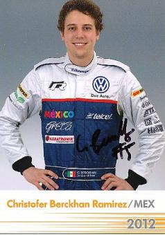 Christofer Berckhan Ramirez  VW  Auto Motorsport  Autogrammkarte  original signiert 