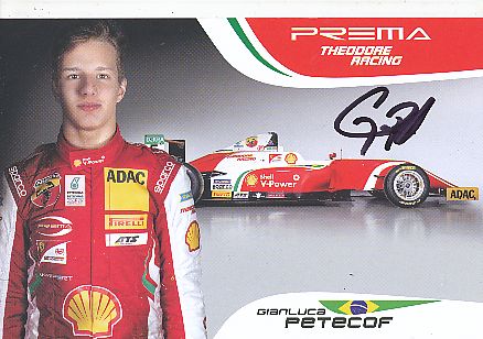 Gianluca Petecof   Prema   Auto Motorsport  Autogrammkarte  original signiert 