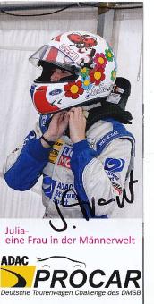 Julia Trampert  Auto Motorsport  Autogrammkarte  original signiert 