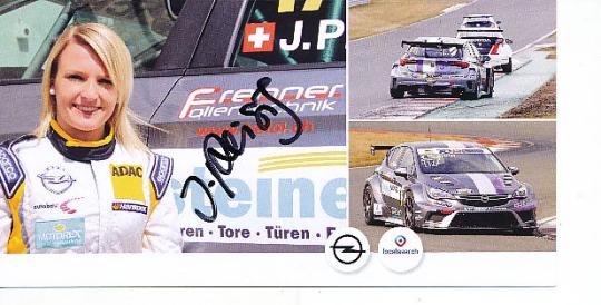 Jasmin Preisig  Opel  Auto Motorsport  Autogrammkarte  original signiert 