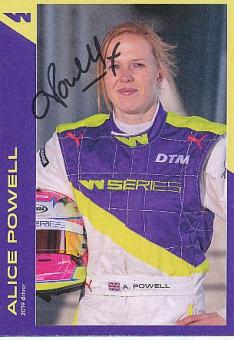 Alice Powell  Auto Motorsport  Autogrammkarte  original signiert 