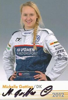 Michelle Gatting  VW  Auto Motorsport  Autogrammkarte  original signiert 