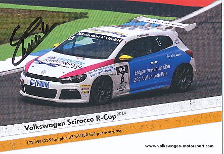 Lucile Cypriano  VW  Auto Motorsport  Autogrammkarte  original signiert 