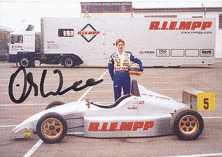 Dirk Werner  Auto Motorsport  Autogrammkarte  original signiert 
