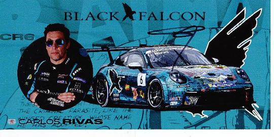 Carlos Rivas  Auto Motorsport  Autogrammkarte  original signiert 