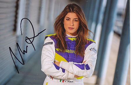 Vicky Piria  Auto Motorsport  Autogramm Foto original signiert 