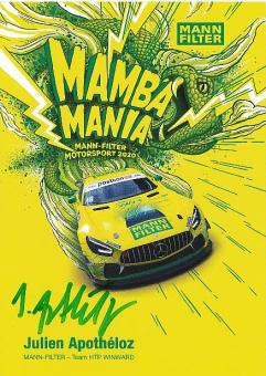 Julien Apotheloz  Mercedes  Auto Motorsport  Autogrammkarte  original signiert 