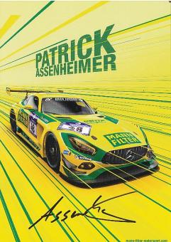 Patrick Assenheimer  Mercedes  Auto Motorsport  Autogrammkarte  original signiert 