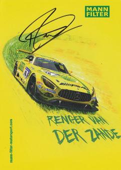 Renger van der Zande  Mercedes  Auto Motorsport  Autogrammkarte  original signiert 