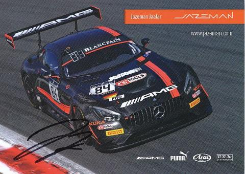 Jazeman Jaafar  Mercedes  Auto Motorsport  Autogrammkarte  original signiert 