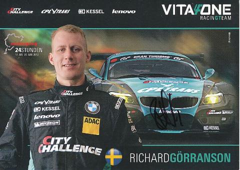 Richard Görranson  BMW  Auto Motorsport  Autogrammkarte  original signiert 